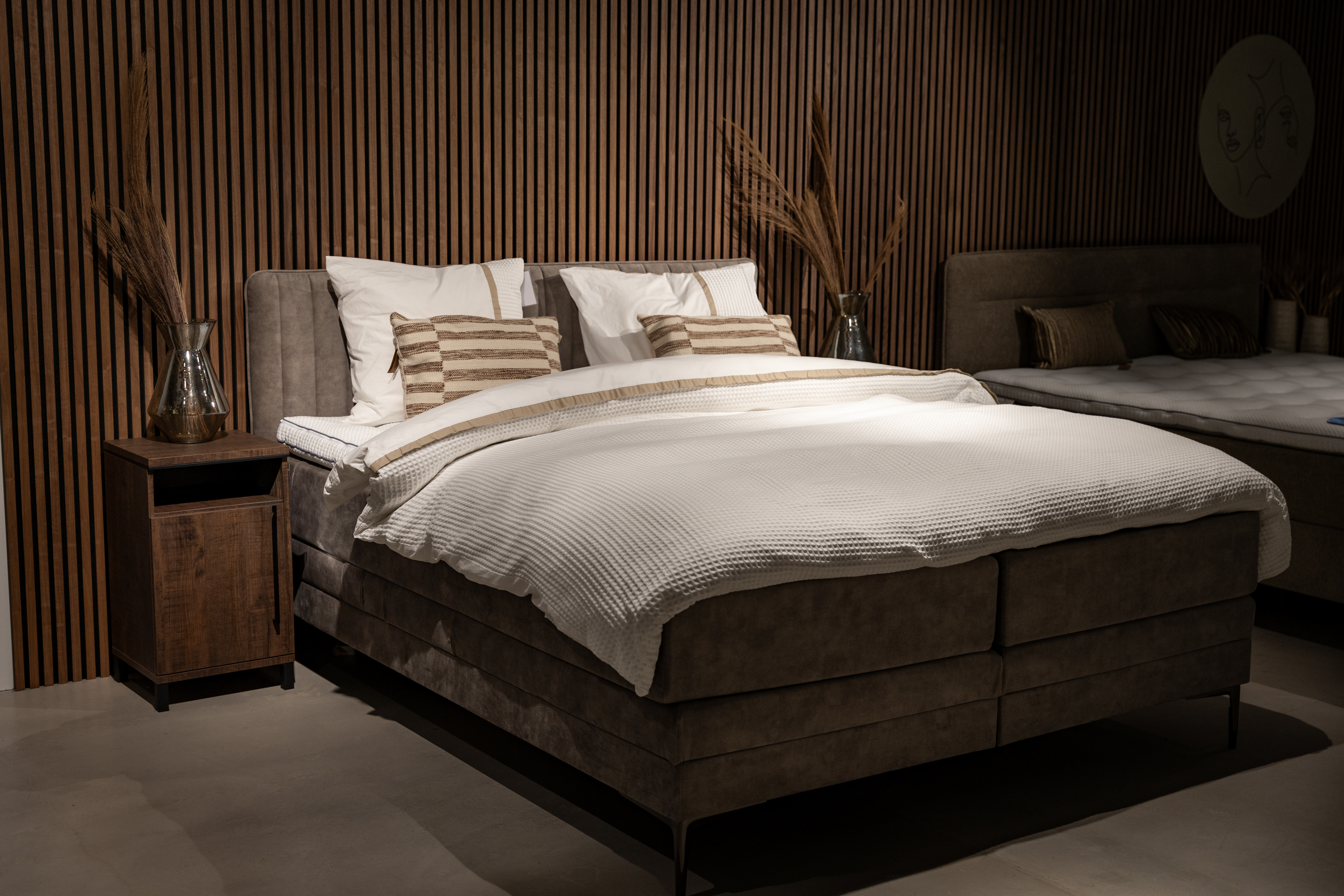 Illustratie lichaam op matras