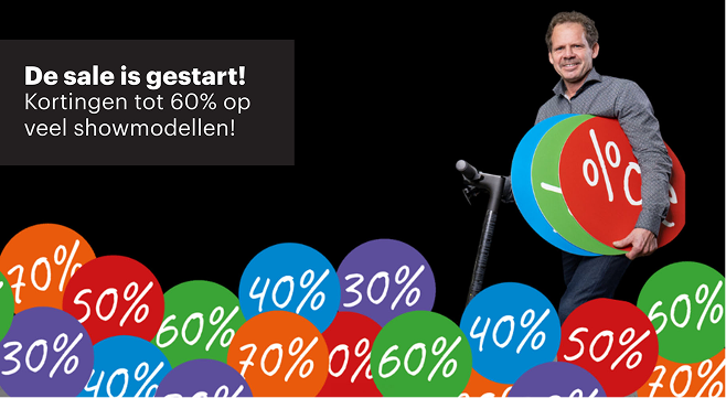 De sale is gestart