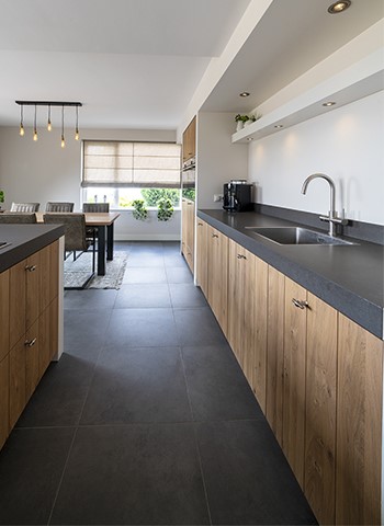 Landelijke keuken detail