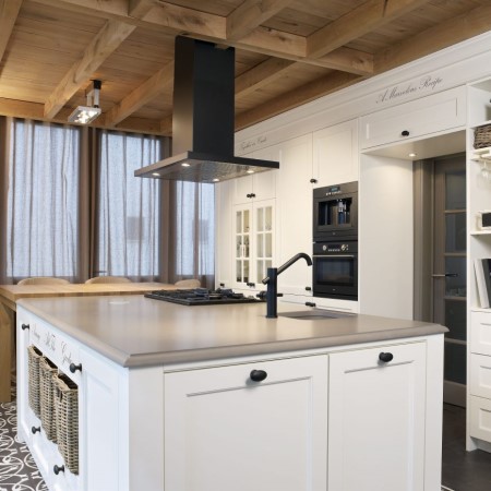 Landelijke keuken detail